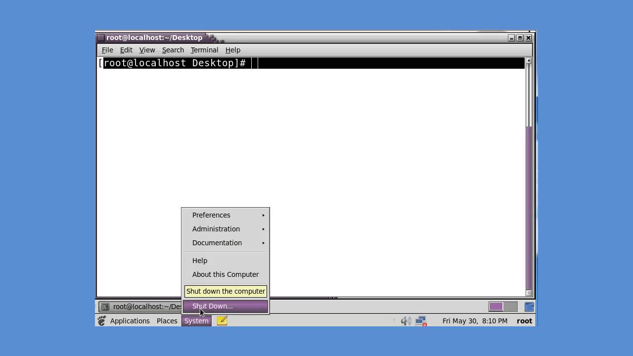 how to change computer name in redhat linux YouTube