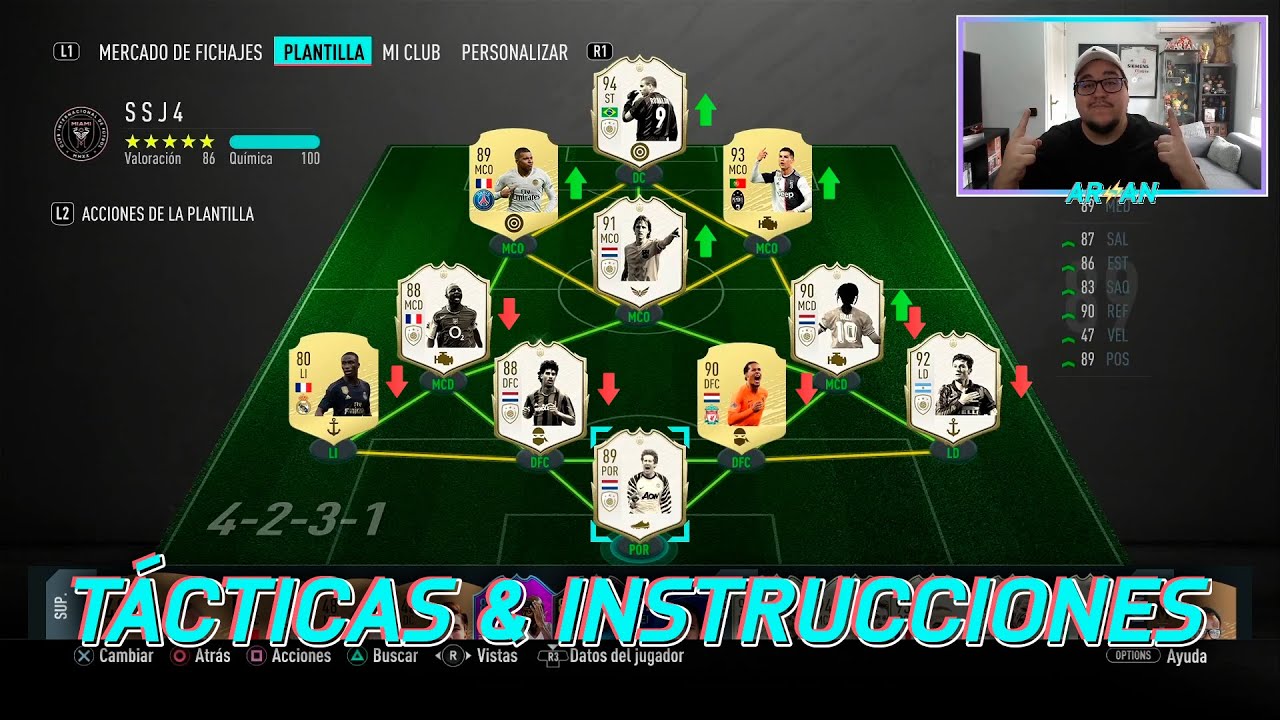 Tacticas Instrucciones 100 Necesarias Para Fut Champions 4231 Fifa Ultimate Team Youtube Tacticas Instrucciones 100 Necesarias Para Fut Champions 4231 Fifa Ultimate Team Youtube