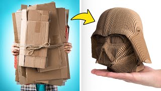 Darth Vader en cartón, un modelo 3D perfecto