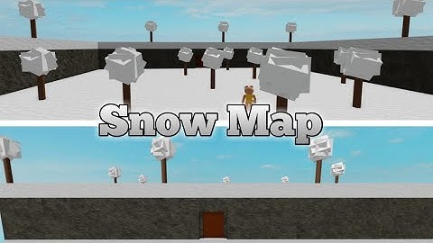 Building Snow Map In Roblox Piggy Build Mode!