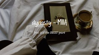dynasty miia but it’s the best part - “it all fell down” for 10 mins looped