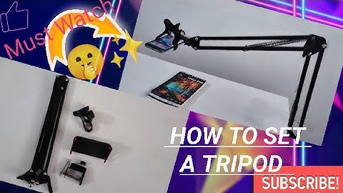 How I Assemble my Tripod for making Videos| Must watch| Step by step | Tutorial |