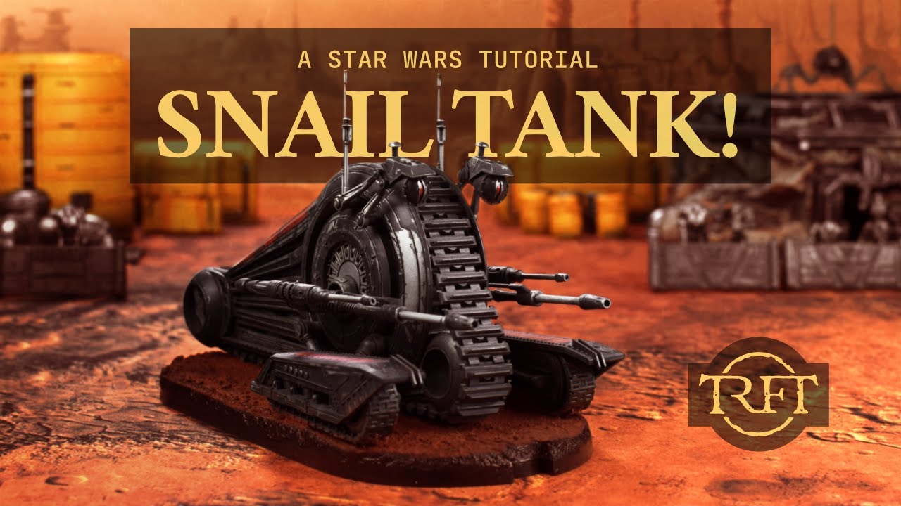 Star Wars Legion NRN99 "Snail" Tank Star Wars Hobby Tutorial 9/16 YouTube
