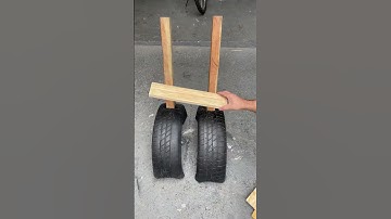 From old tire to the bench that amazed the farm.Creative and useful transf#USA #FarmBench #SmartIdea