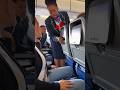 Passenger Breaks Seat Screen Mid-Flight — Awkward Moment 😳✈️