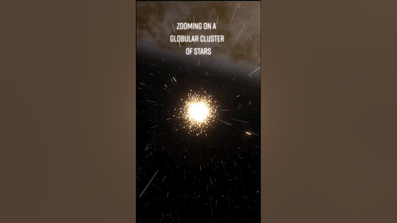 Zooming into on a globular cluster of millions of stars held together