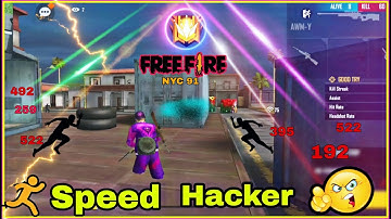Hacker In Training Ground - I Meet A Speed Hacker - Free Fire Hacker - Gaming Highlights