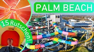 Alle Indoor-Wasserrutschen im Palm Beach! | Winter-Edition 2023 | 4K Onride