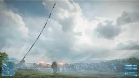 Battlefield 3 - Tower Down on Caspian Border - Get out the way!