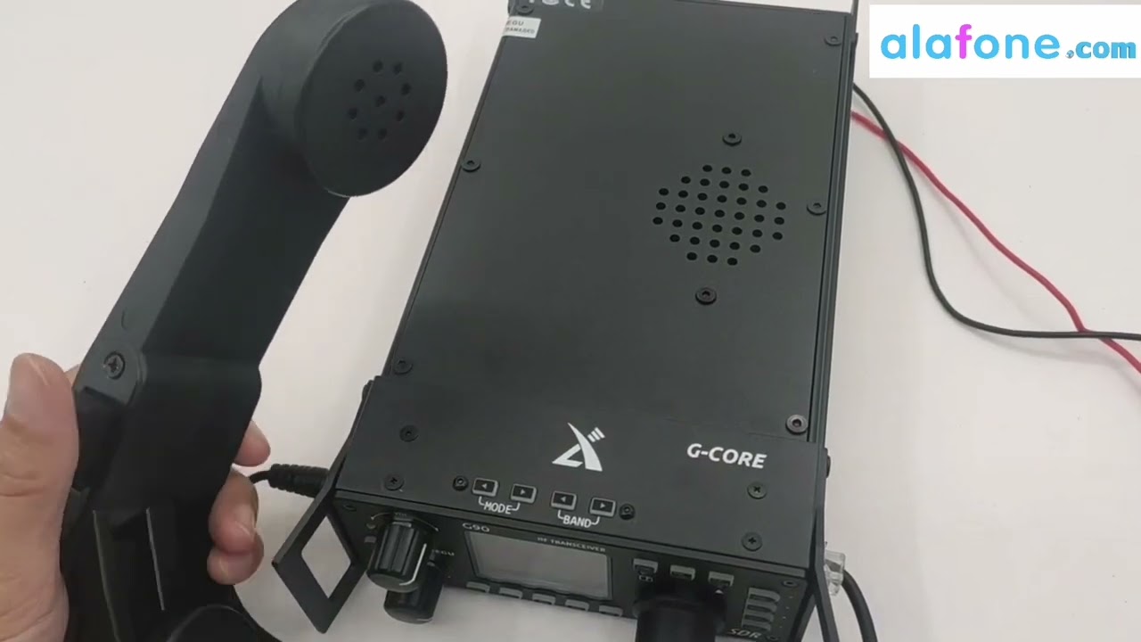 How to use H250 Microphone for XIEGU G90 G90S HF Transceiver ?