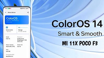 Color OS 14.1 Oneplus Ace 3 Port for Poco F3 MI 11X Android 14 Alioth