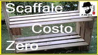 Creare Uno Scaffale Fai Da Te Riciclando Pallett By Paolo Brada Diy Youtube