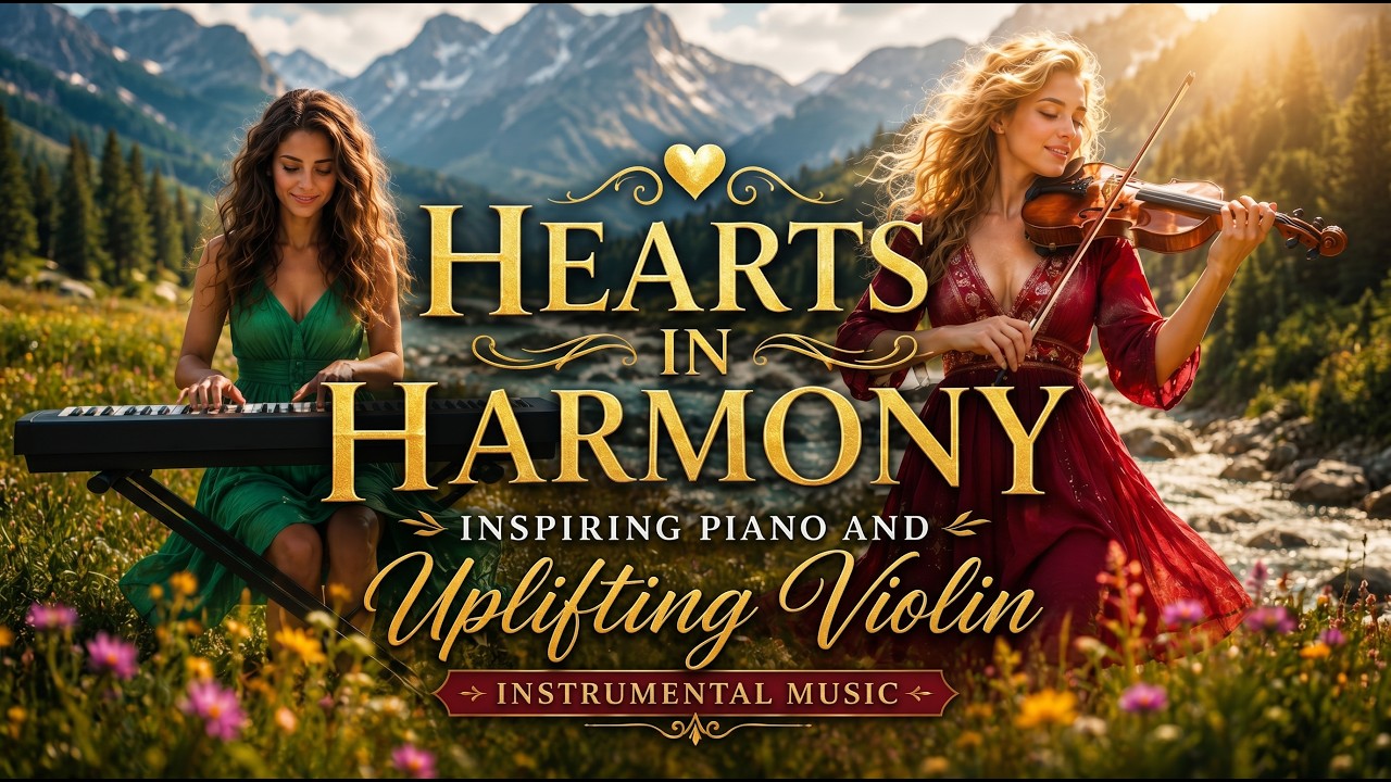 Hearts in Harmony Inspiring Piano and Uplifting Violin Instrumental ...