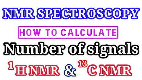 #how to find number of signals in nmr spectroscopy | # h1 nmr | #c13 nmr | nmr spectroscopy in tamil