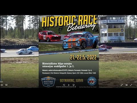 Historic Race Botniaring 2022 Historic G/A, G/C, G/D, H/A, H/B, H/D, I/A, I/B