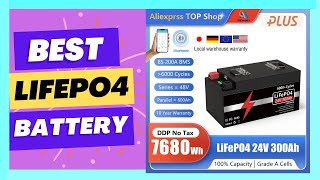 24V LiFePO4 Battery 300Ah 200Ah 100Ah Lithium Battery