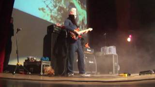 BUCKETHEAD BEATING HIS BASS;  Fox Theater 1-28-2012 Visalia CA