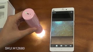 Wireless Wifi Microscope Endoscope Magnifier Digital Camera 1000X 8 LED