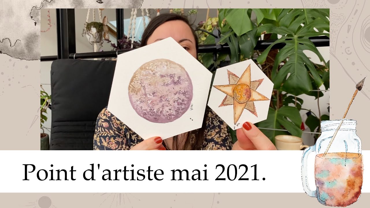 Organisation et sérénité, aquarelles, livres et Dragon Age : point d'artiste mai 2021