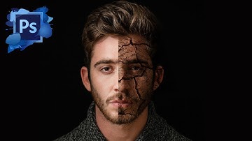 How to create Realistic Cracked skin in Photoshop|1 minute tutorial