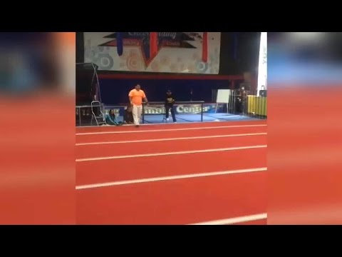 Fat Guy Shows Amazing Gymnastics Skills