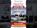 Free practice material for gate cse gateatzeal