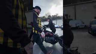 🔥First look at the insane BOBHEAD Venom Fatbob project! #bikelife #automobile