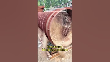 Output of shaftless drum screen#manufactory #crusher #pulverizer