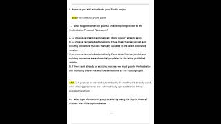 UiPath RPA Certification Study Questions and Answers 2025 2025 Verified Answers