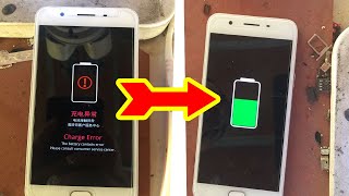 How to fix The Battery Contacts Error , Oppo Not charging Problem