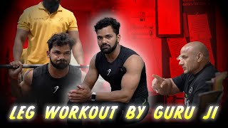 LEG 🦵🏻WORKOUT BY GURU JI  💀😭 DEADLY WORKOUT OF MY LIFE😱