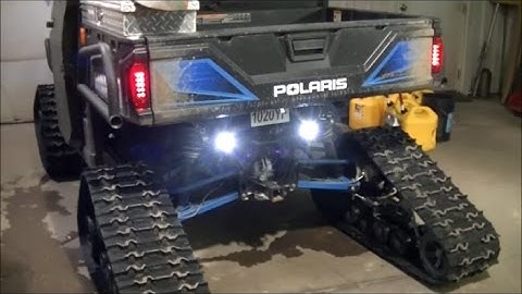 Polaris Ranger LED Backup Light Problem Fixed Using Factory Wires