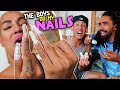 The BOYS DO THEIR MOMS NAILS and DESTROY THEM !! 😂