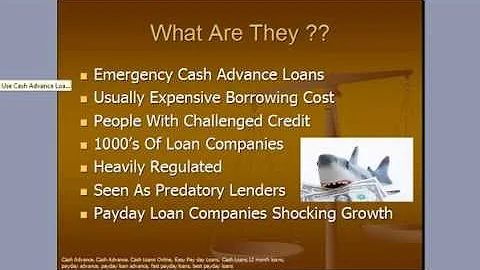 Cash Loans And Payday Loans Surival Tips