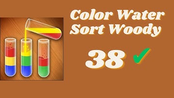 Color Water Sort Woody Puzzle Level 38