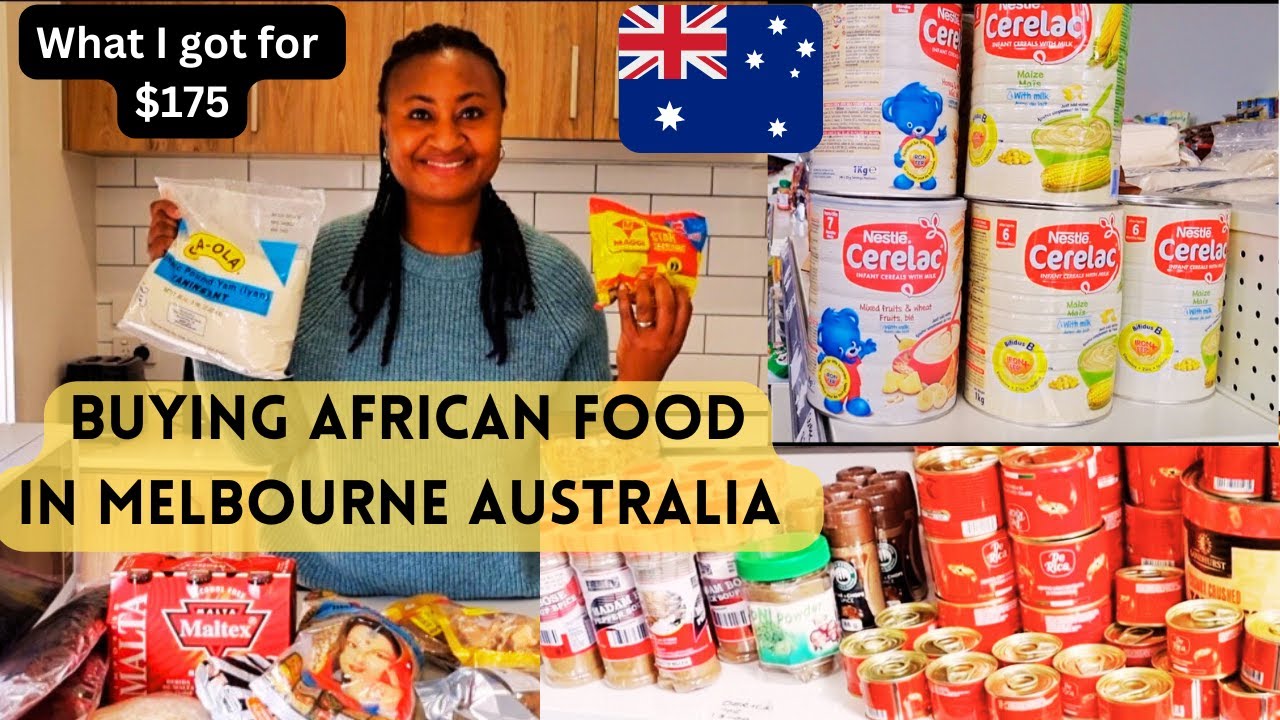 Follow me to the Nigerian store in Melbourne| where to buy African food stuff in Australia.