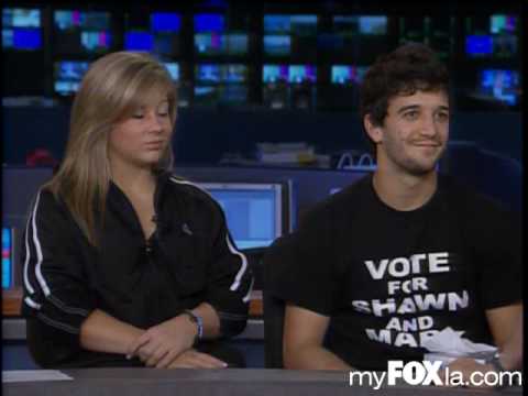 Shawn Johnson and Mark Ballas Fox Interview