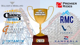 Best Roller Coasters by Manufacturer