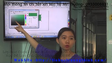 Học coreldraw |thiết kế biển quảng cáo trong coreldraw x7 |kỹ năng chỉnh mầu sắc trong corel