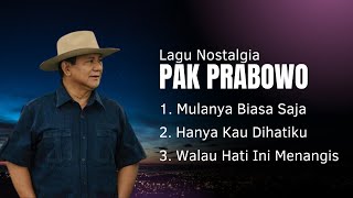 Pak Prabowo Menyanyikan Lagu Nostalgia yang Mengharukan - Dengarkan Sekarang!