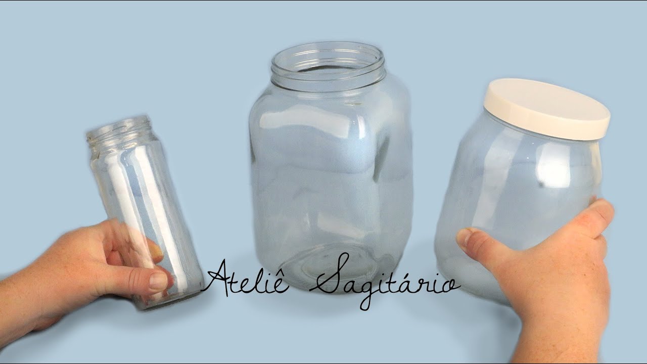 7 Ideias com potes de vidro