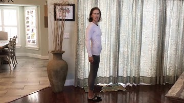 Vicki’s Virtual Vinyasa 13 revolved triangle into revolved half moon pose