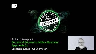 Secrets of Successful Mobile Business  Apps with Qt   Ekkehard Gentz   Qt Champion screenshot 1