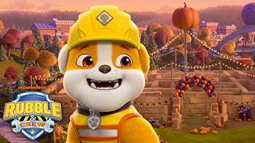 Rubble Makes a Rescue at the Halloween Festival! | Rubble & Crew
