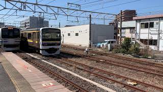 JR総武本線東千葉駅快速成田空港駅行き4191F通過。