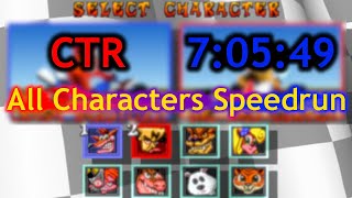 CTR: All Characters Speedrun! - 7:05:49