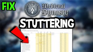 Medieval Dynasty  – How to Fix Fps Drops & Stuttering – Complete Tutorial