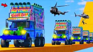 Motu Patlu ने किया Biggest Indian dj Super Mega Ramp Challenge 😱😱😱 GTA-5