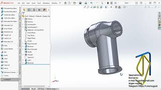 Tutorial for beginners Thread ending SolidWorks Завдання для початківців Закінчення різьби