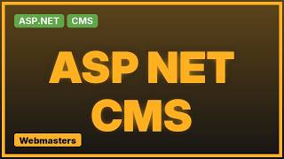 Webmasters: ASP.NET Simple CMS (3 Solutions!!)